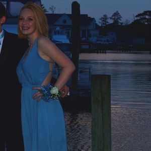 PROM DRESS BLUE